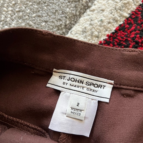 St John Sport Brown Slim Straight Jeans - Picture 4 of 6